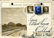 1931: Nuovo Stazione di Milano - Veduta delle tettoie